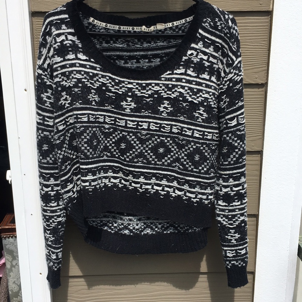 Roxy western tribal sweater
